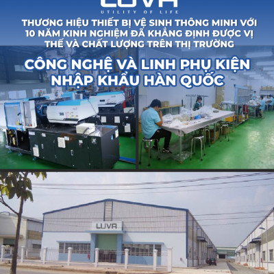 Thiết Bị Vòi Rửa Thông Minh Phiên Bản Tiết Kiệm LUVA Bidet LB101