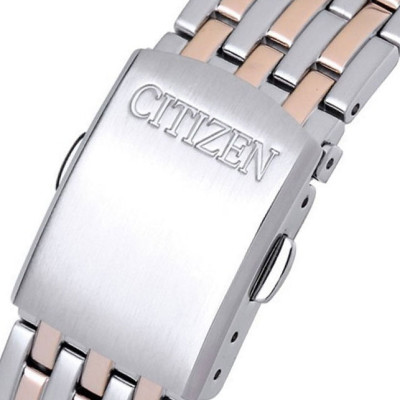 Đồng Hồ Nam Citizen Dây Thép Không Gỉ NH7504-52A - Mặt Trắng (Sapphire)