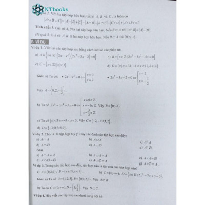 Combo 2 cuốn sách Bài tập nâng cao và một số chuyên đề toán 10 ( Hình Học + Đại số - thông kê xắc suất )