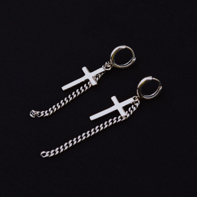 Bông tai xích chuỗi unisex on top trending