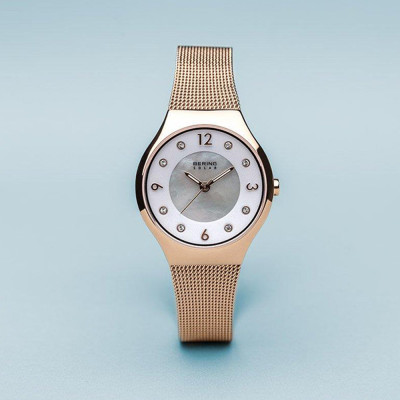 Đồng Hồ Nữ Bering Classic Màu Trắng 15331-364