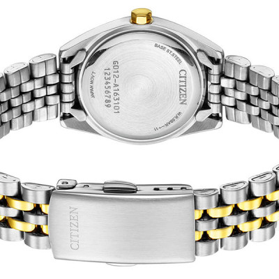 Đồng Hồ Nữ Citizen Pin-Quartz Đính Đá Swarovski Dây Thép Không Gỉ EU6066-59A - Mặt Trắng (26mm)