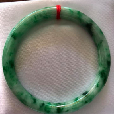 VÒNG TAY NỮ LÝ SƠN THỦY SAO 50MM HÀNG MỚI XANH BÔNG ĐẬM ĐẸP ĐÁ CẨM THẠCH TỰ NHIÊN NỮ 48KG -56KG