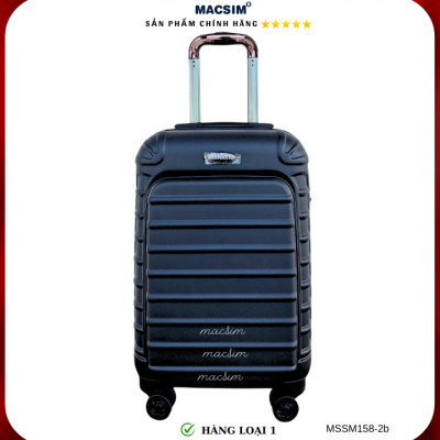 Vali cao cấp Macsim Smooire MSSM158 cỡ 20 inch đen - Hàng loại 1