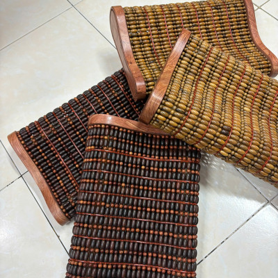 Gối Hạt Gỗ Bách Xanh Cao Cấp , Gối Công Thái Học - Kích Thước 43cmx24cmx8/4cm ( video , hình thật )