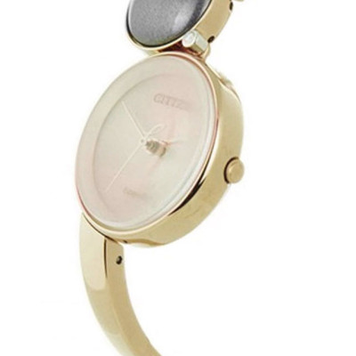 Đồng Hồ Nữ Citizen Đính Kim Cương Dây Thép Không Gỉ EW5493-51W - Mặt Vàng Hồng (Sapphire)