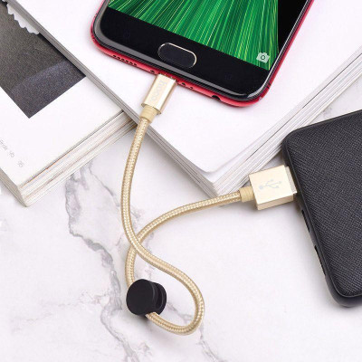 Cáp Sạc Nhanh Micro-USB Hoco X35 Ngắn 25CM - Cho Android, Samsung, Xiaomi, Oppo,... - Hàng Chính Hãng