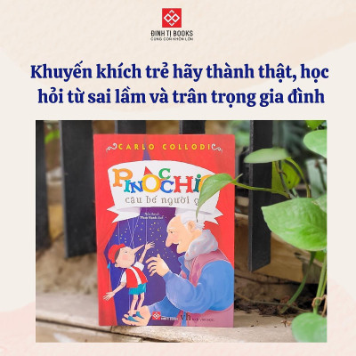 Sách - Pinocchio Cậu Bé Người Gỗ - Đinh Tị Books