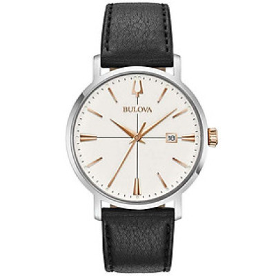 Đồng Hồ Nam Bulova Dây Da 98B254 - Mặt Trắng