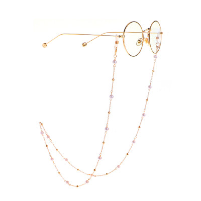 Dây đeo mắt kiếng mix hạt bi tròn và ngọc trai chuỗi glasses chain cá tính dây đeo khẩu trang chống rơi