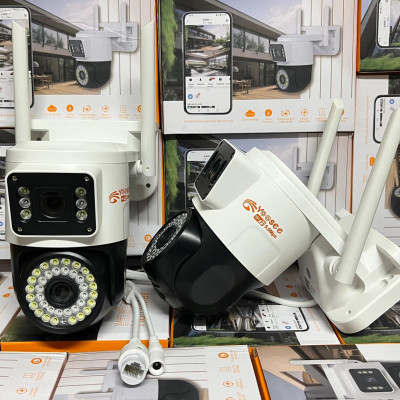 Camera IP Yoosee PTZ Ngoài Trời 2 Màn Hình 5MPX Xem Đêm Có Màu, Hỗ Trợ Đàm Thoại 2 Chiều Xoay 360 Độ - Hàng Chính Hãng