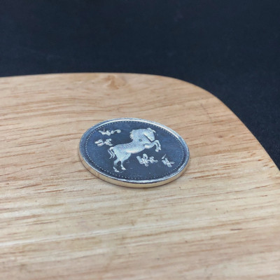 Đồng Xu Đánh Gió Biểu Tượng Con Ngựa Vạn Sự Như Ý Bạc Ta Nguyên Chất S99 Chính Hãng Bạc Hiểu Minh XDG25