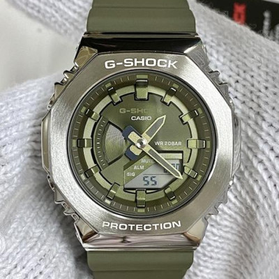 Đồng Hồ Nữ Dây Nhựa Casio G-Shock GM-S2100-3ADR Chính Hãng - GM-S2100-3A