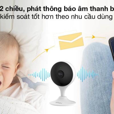 Camera Wifi trong nhà IMOU CUE 2  I  IPC-C22EP-A  I  Hàng chính hãng  I  Bảo hành 2 năm