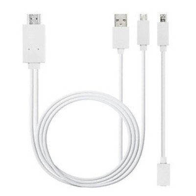 Cáp chuyển tín hiệu từ điện thoại lên tivi HDMI MHL 11 Pin