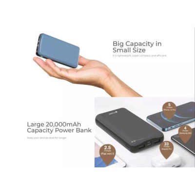 Pin Sạc Dự Phòng MAZER SUPER Mini ULTRA 20000mAh Cổng Sạc 3.0 Hàng Chính Hãng