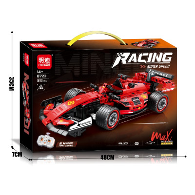 MINGDI - 8723 - Lắp Ráp Xe Đua Công Thức 1 Điều Khiển Từ Xa Tỉ Lệ 1:24 (315 Chi Tiết)