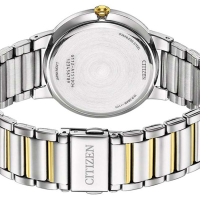 Đồng Hồ Nam Citizen Dây Thép Không Gỉ BI5124-50L - Mặt Xanh