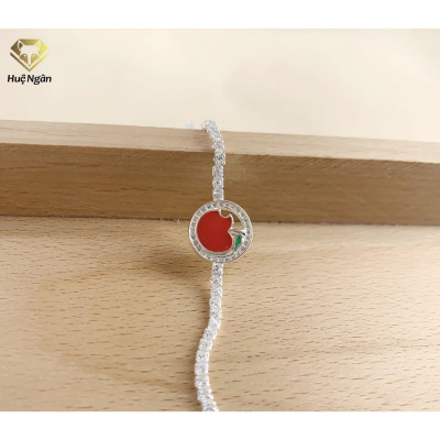 Lắc tay bạc 925 Huệ Ngân - Apple X15