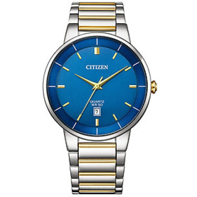 Đồng Hồ Nam Citizen Dây Thép Không Gỉ BI5124-50L - Mặt Xanh