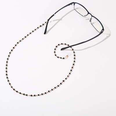 Dây đeo kính chuỗi hạt đen ấn tượng chain glassess new fashion trend phụ kiện kính