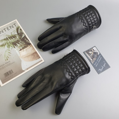 [Da thật] Găng tay nam da thật cảm ứng điện thoại 10 ngón GL102 - 100% da thật