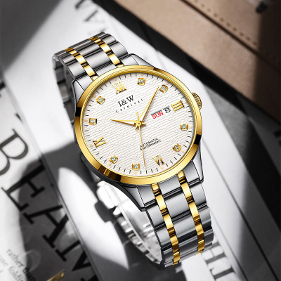 Đồng hồ nam chính hãng IW CARNIVAL IW651G-1 Kính sapphire ,chống xước ,Chống nước 50m ,Bảo hành 24 tháng,Máy cơ (Automatic),dây kim loại thép không gỉ 316L, thiết kế đơn giản dễ đeo