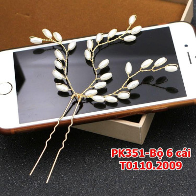 Trâm cài tóc cô dâu hạt lúa