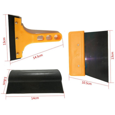 Bộ dụng cụ dán phim cách nhiệt, dán decal ô tô 7 món - dụng cụ cạo, tháo decal, phim cách nhiệt