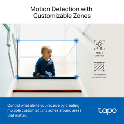 Camera trong nhà TP-Link Tapo AI Pan/Tilt Home Security Wifi 3K C230 - Hàng chính hãng