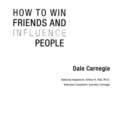 How To Win Friends And Influence People (Mass Market Paperback)
