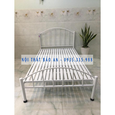 Giường sắt vòng cung BẢO AN nhiều kích cỡ từ 1m đến 1m8