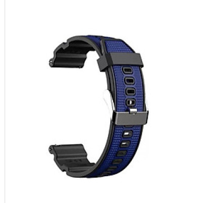 Dây đồng hồ cao su silicon Sikai 2 màu cao cấp dành cho Xiaomi Watch Color 2