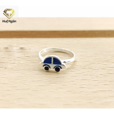 Nhẫn bạc Ý 925 Huệ Ngân - Little Car TJ029 (li tay nhỏ)