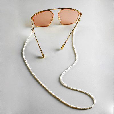 Chuỗi đeo gọng kính hạt ngọc nhỏ đẹp thanh lịch ấn tượng dây đeo mắt kiếng chống rơi vỡ đeo khẩu trang đeo cổ