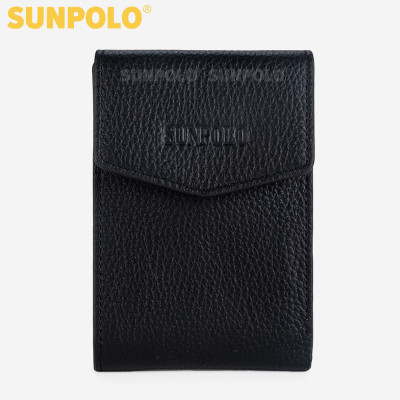 Ví Nam, Bóp Nam Da Bò SUNPOLO WSCT54 (Đen)