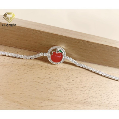 Lắc tay bạc 925 Huệ Ngân - Apple X15