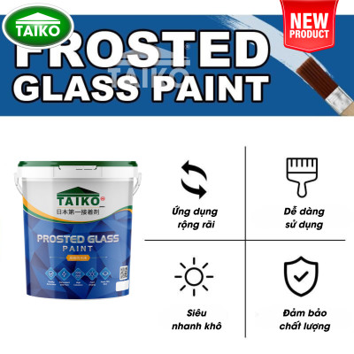 Keo Sơn Mờ Kính Chống Nhìn Trộm TAIKOMI, Keo Sơn Bóng Mờ Kính Văn Phòng, Mờ Kính Cửa Sổ, Nhà Tắm, Phòng Ngủ