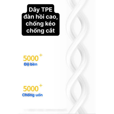 Dây sạc LI-TOP LX33 chân L (hộp giấy), dòng điện 5V- 3A, Kim Ánh cho dùng thử 30 ngày, hàng chính hãng 