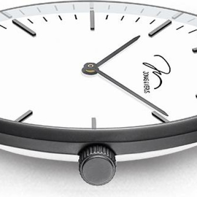 Đồng hồ đeo tay Nam hiệu JONAS & VERUS R40.10.BWLB, Máy Pin (Quartz), Kính sapphire chống trầy xước, Dây da Italy