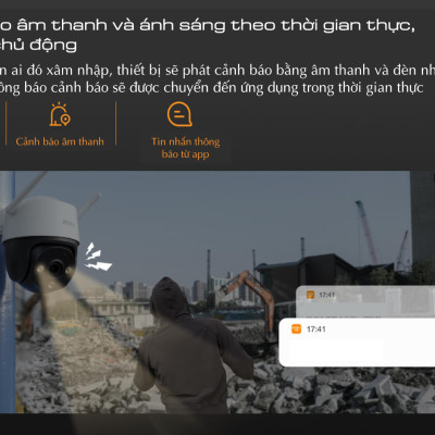 Camera IMOU CRUISER SE S21FP S41FP tích hợp mic, theo dõi đối tượng - Hàng chính hãng