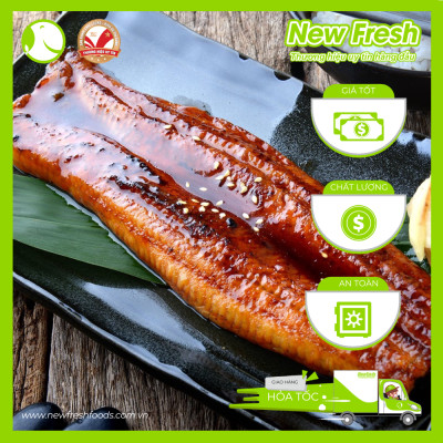 [GIAO NHANH HCM] Lươn Nướng Ngư Nhật Bản đã tẩm nước sốt - Miếng 200Gr