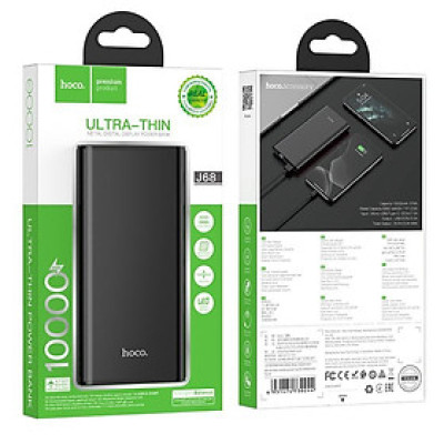 Pin sạc dự phòng Hoco J68 10000 mah Dành cho điện thoại iPhone iP Huawei Samsung Oppo Realme - Hàng chính hãng