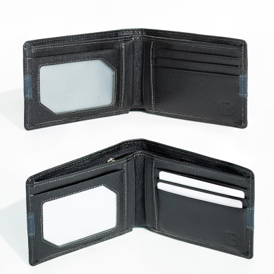 Ví nam da taiga cao cấp V114 - Bụi leather