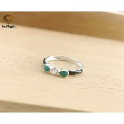 Nhẫn bạc Ý 925 Huệ Ngân - Vô cực RR1217