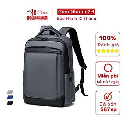 Balo laptop Arctic Hunter chất liệu Oxford chống nước, có cổng USB - B00478