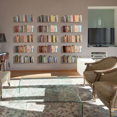 Kệ sách treo tường chữ U45 (set 2)