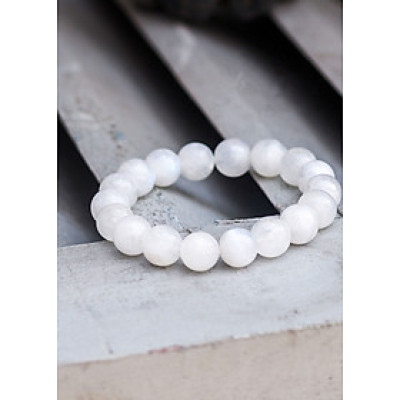 Vòng Tay Đá Mặt Trăng Ánh Xanh