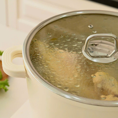 Nồi luộc gà chống dính phủ gốm Hàn Quốc dung tích 10L size 28cm, bảo hành 24 tháng