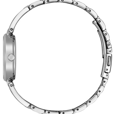Đồng Hồ Nữ Citizen Eco-Drive Đính Đá Swarovski Dây Thép Không Gỉ EM0801-85N - Mặt Xà Cừ (28mm)